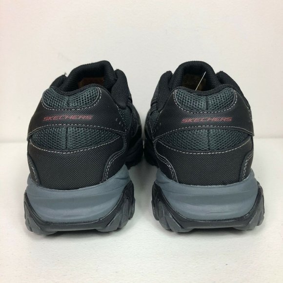 Skechers Cankton Ebbitt Steel Toe Leather Memory Foam Sneakers Black 77161 9.5 - Picture 4 of 12